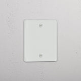 Aesthetic Clear White Single Blank Plate - Decorative Home Detail