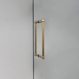 Antique Brass Harper Double Pull Handle 320mm on White Background